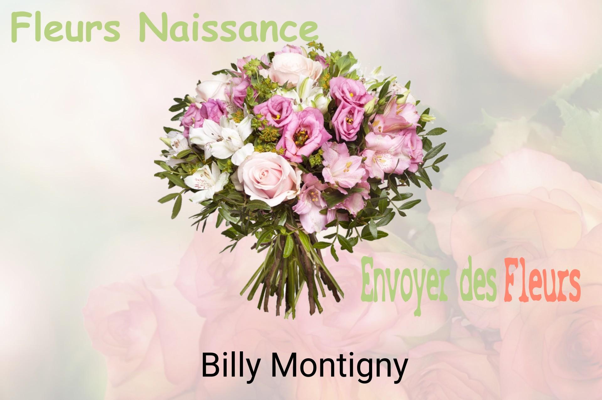 Bouquet de fleurs de naissance livré à Billy-Montigny