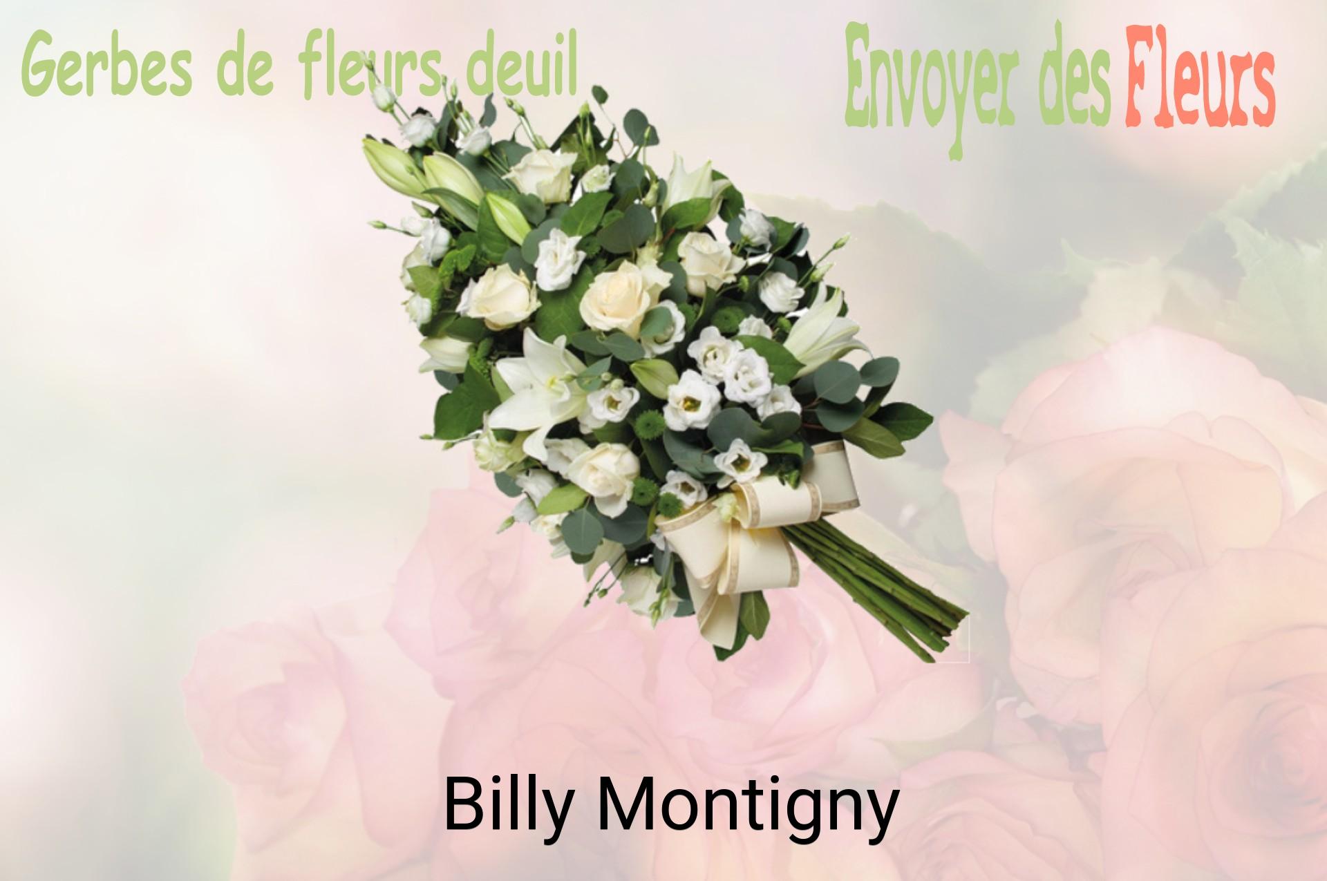 Gerbe de fleurs de deuil livrée à Billy-Montigny